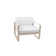 Fauteuil Bellevie Blanc Grisé en Aluminium FERMOB