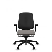 Fauteuil de bureau base noire et dossier résille Light Up 250SL PROFIM