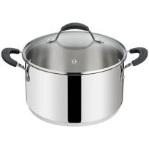 Faitout 24 cm + couvercle Tempra Inox LAGOSTINA