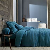 Housse de couette gaze de coton Cosy BLANC DES VOSGES