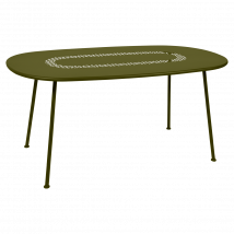 Table Ovale 160 x 90 cm Lorette en Acier FERMOB