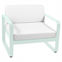 Fauteuil Bellevie Blanc Grisé en Aluminium FERMOB