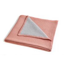 Plaid gaze de coton, Duetto BLANC DES VOSGES