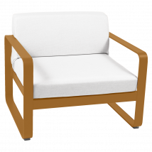 Fauteuil Bellevie Blanc Grisé en Aluminium FERMOB
