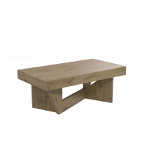 Table basse relevable décor bois Gabriela