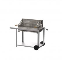 Ensemble Barbecue et Chariot Irissarry en Inox LE MARQUIER
