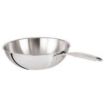 Wok inox Castel Pro sans couvercle CRISTEL
