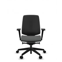 Fauteuil de bureau base noire et dossier résille Light Up 250SL PROFIM