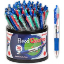Penmate Długopis Flexi Quattro czterokolorowy w opakowaniu 32 szt.