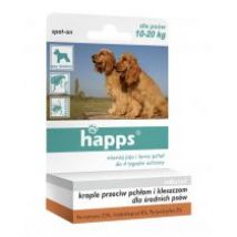 Happs Krople dla średnich psów przeciw pchłom i kleszczom