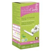 Silver Care Organiczne bawełniane tampony Light z aplikatorem 18 szt.