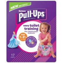 Huggies Pieluchomajtki Pull-Ups Girl 1-2,5 roku (8-17 kg) 17 szt.