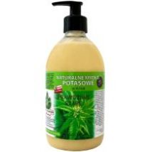 Mydlarnia Powrót do Natury Roślinne mydło potasowe w płynie z ekstraktem konopi Prawdziwe szare (100% naturalne) 500 ml