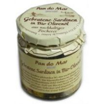 Pan Do Mar Sardynki europejskie smażone w oliwie z oliwek extra virgin (słoik) 220 g Bio