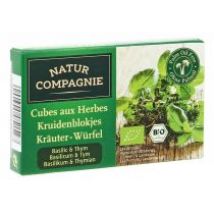 Natur Compagnie Bulion - kostki ziołowe z bazylią i tymiankiem 80 g Bio