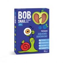 Bob Snail Przekąska roll jabłko - borówka bez dodatku cukru bezglutenowa 60 g