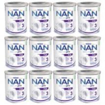Nestle NAN EXPERTpro HA 3 Produkt na bazie mleka junior dla dzieci powyżej 10. miesiąca Zestaw 12 x 800 g