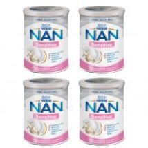 Nestle Nan Expert Sensitive mleko początkowe dla niemowląt od urodzenia Zestaw 4 x 400 g