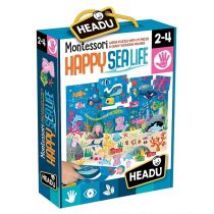 Puzzle Montessori Szczęśliwe morskie życie RUSSEL Headu