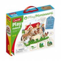 Puzzle Układanka magnetyczna Montessori zabawa ze środowiskiem Quercetti