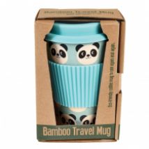 Rex London Trade Kubek bambusowy podróżny 400 ml, Panda Miko, Rex London
