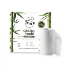 The Cheeky Panda Hipoalergiczny ręcznik kuchenny z bambusa 2-warstwowy 2 szt.
