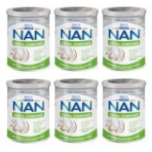 Nestle Nan Expert Total Comfort dla niemowląt w przypadku zaburzeń trawiennych kolki, zaparcia, ulewania od urodzenia Zestaw 6 x 400 g