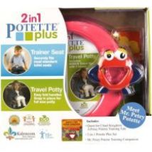 Potette Plus Zestaw 2w1 książeczka + zabawka różowy