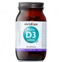 Viridian Witamina D3 2000IU (wegan) - suplement diety 150 kaps.