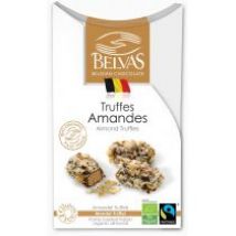 Belvas Belgijskie czekoladki trufle z migdałami fair trade bezglutenowe 100 g Bio