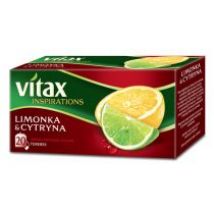 Vitax Inspirations Herbata owocowa Limonka i cytryna 20 x 2 g