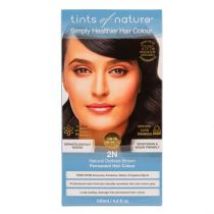 Tints of nature Naturalna farba do włosów  - 2N Bardzo ciemny brąz 130 ml