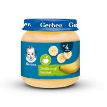 Gerber Deserek Delikatny banan po 4. miesiącu 125 g