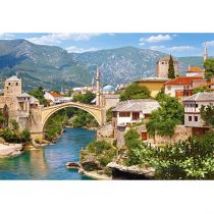 Puzzle 1000 el. Mostar, Bosnia and Herzegovina Castorland