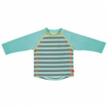 Lassig Koszulka do pływania z długim rękawem Striped aqua UV 50+ 6-12 m-cy