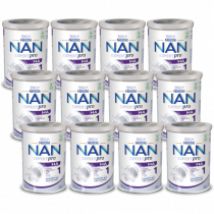 Nestle NAN EXPERTpro HA 1 Hypoalergiczne mleko początkowe dla niemowląt od urodzenia Zestaw 12 x 400 g