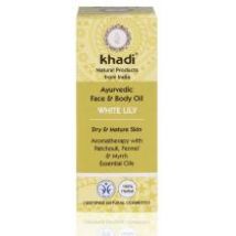 Khadi Ajurwedyjski olejek do twarzy i ciała z białą lilią 10 ml