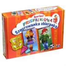 Puzzle Sznurowanka Ubieranka Świat Przedszk. gra Jawa