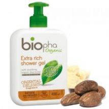 Biopha Organic Biopha, żel pod prysznic oriental z masłem karite, butelka z pompką