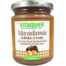 Vitaquell Krem z orzechów macadamia o smaku czekoladowym 250 g Bio