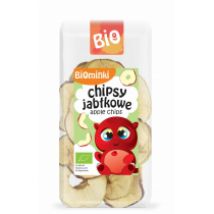 Biominki Chipsy jabłkowe bezglutenowe 30 g Bio