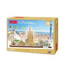 Puzzle 3D 186 el. City Line Barcelona Cubic Fun