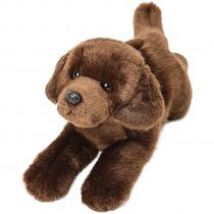 Leżący czekoladowy Labrador 30cm (12063) Suki