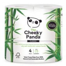 The Cheeky Panda Hipoalergiczny papier toaletowy trzywarstwowy z bambusa 4 szt.