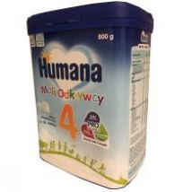 Humana 4 Mali Odkrywcy Mleko modyfikowane po 24 miesiącu (uszkodzone opakowanie) 800 g