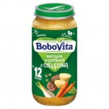 BoboVita Obiadek Warzywa w potrawce z cielęciną po 12 miesiącu 250 g