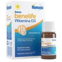 Humana Suplement diety Benelife Witamina D3 5 ml