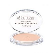 Benecos Natural Compact Powder naturalny puder w kompakcie Piaskowy 9 g