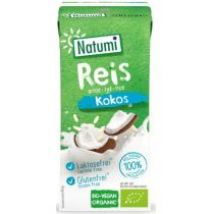 Natumi Napój ryżowo-kokosowy bez dodatku cukrów bezglutenowy 200 ml Bio