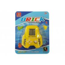 Gra elektroniczna Tetris bricks rakieta żółta Leantoys